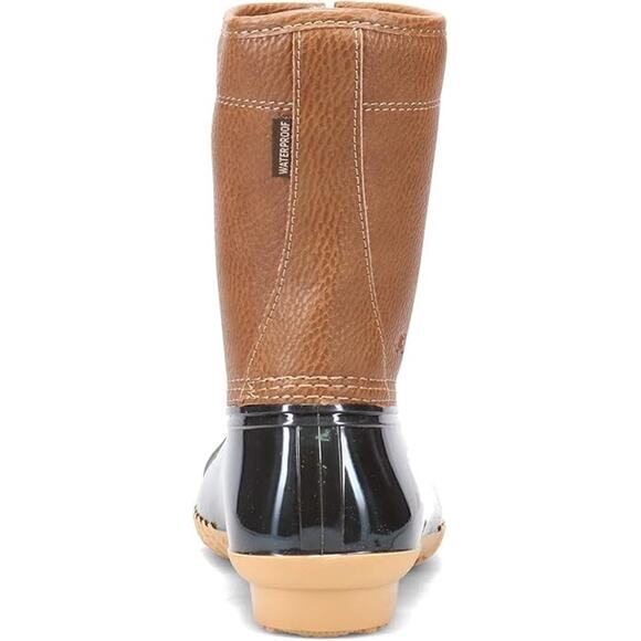 JBU Women's Maplewood Water-Resistant Mid Calf Duck Boots, Chocolate Size 10M - Picture 5 of 7